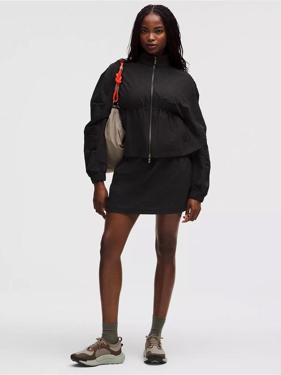 lululemon athletica Jackets & Blazers - Lululemon Crinkle Nylon Cinchable Jacket Size Small